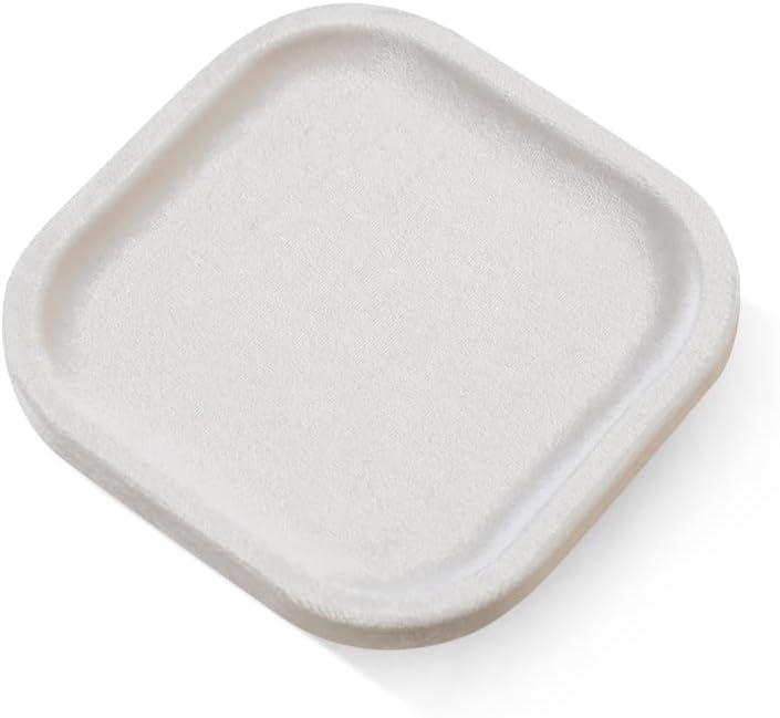 Resilient Velvet Jewelry Display Tray for Ring Earrings Bracelet Necklace / Light Beige / 4.7 x 4.7