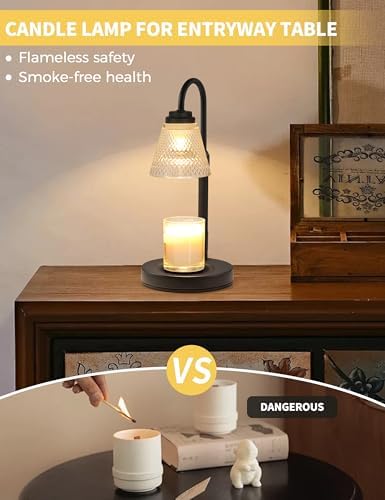 Candle Warmer Lamp with Timer Home Decor Birthday Gifts for Women Mom Her