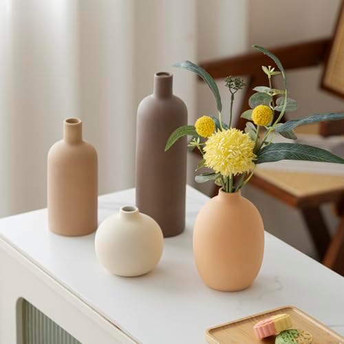 Modern Ceramic Vase Set / Coffee Mix Set 4