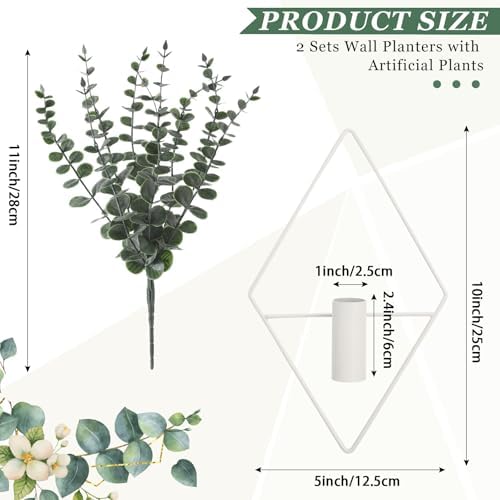 Jexine Hanging Artificial Planters Wall Decor