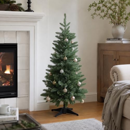 3FT Artificial Small Christmas Tree Realistic Mini PE Decor