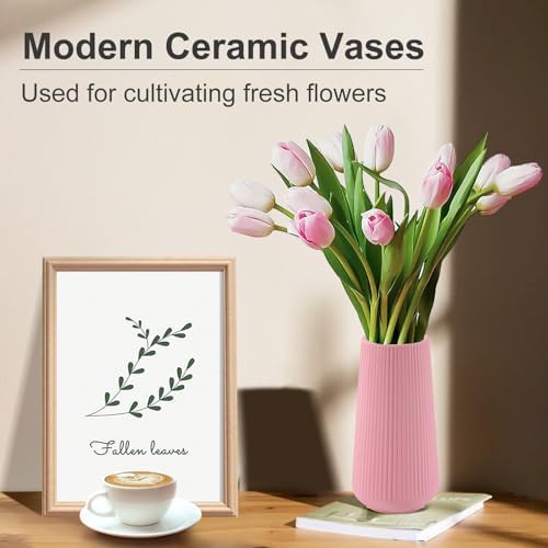 All Pink Ceramic Vase / Small All Pink