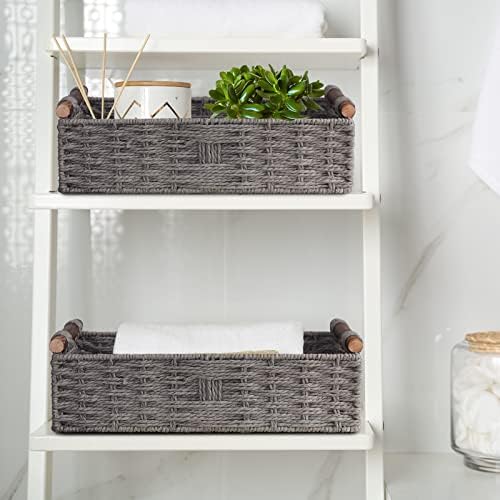 Basket for Toilet Paper Storage Baskets for Decor Organizing