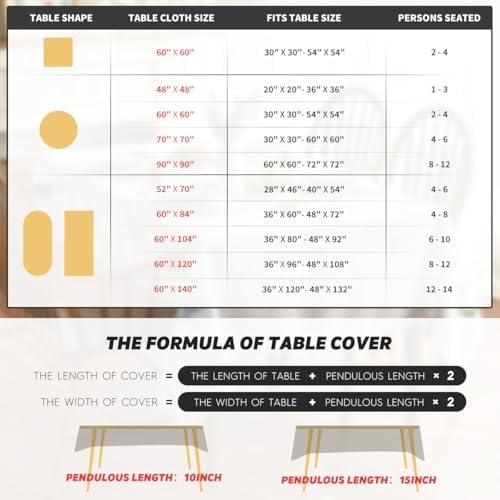 Horaldaily Christmas Tablecloth 60 x 104 Inch Rectangular Green