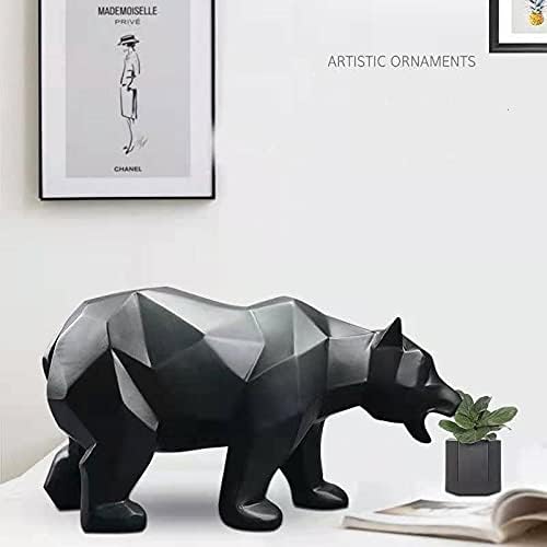 Creative Animals/Bear Statues Collectible Figurines / Black