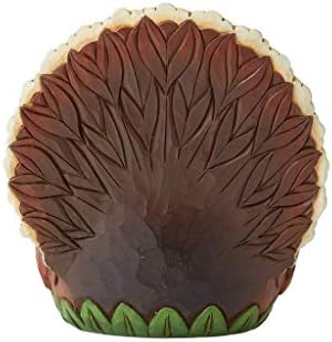Enesco Jim Shore Heartwood Creek Harvest Turkey Feast Mode Figurine, 6.1 Inch, Multicolor