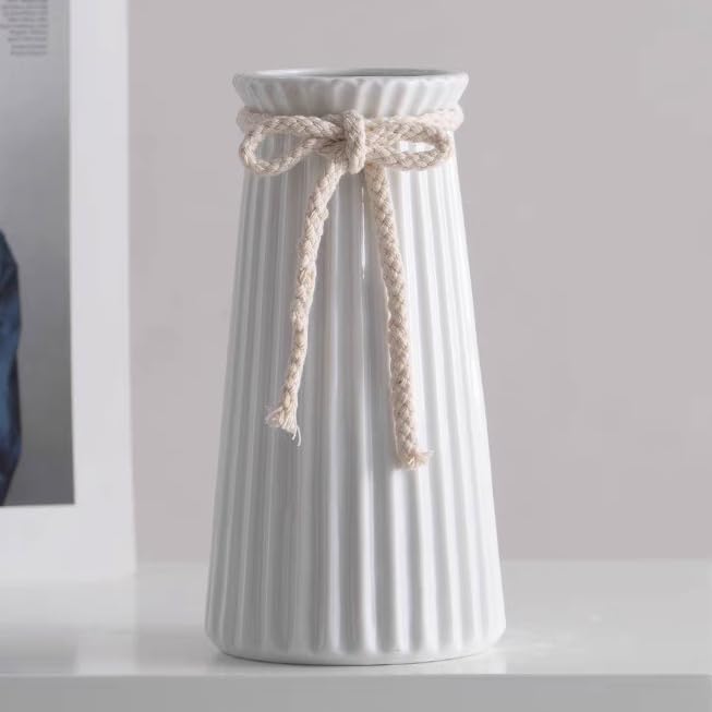Ceramic Flower Vase / Vase-02 / White