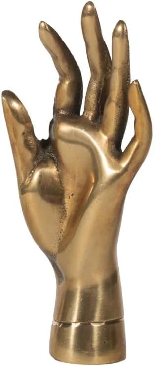 Decorative Brass Ring Holder Sculpture