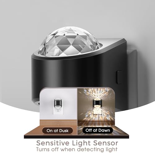 Briignite Night Light,Night Lights Plug into Wall,LED Projector Night Light