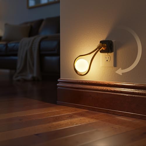 Briignite LED Night Light, Night Lights Plug into Wall, 0-100LM Dimmable