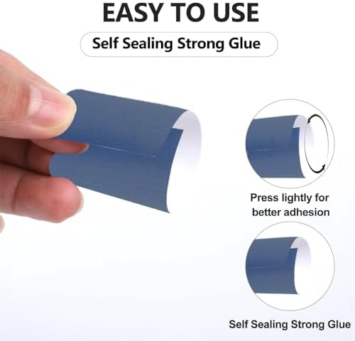 Germiwipe 2,500 Pcs Paper Napkin Bands Self-Adhesive, (Navy Blue)