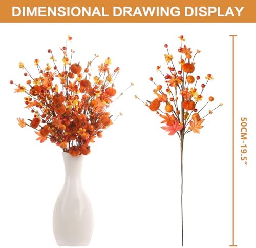 4PCS Fall Decor for Indoor Autume Thanksgiving Home Holiday Decorations