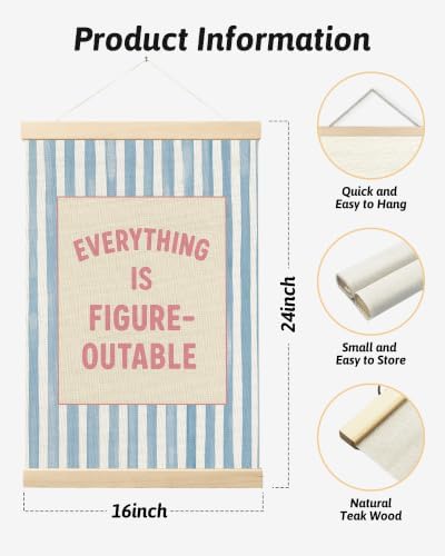 FGFK Positive Affirmations Wall Art Poster Hanger Frame 16x24 Inch