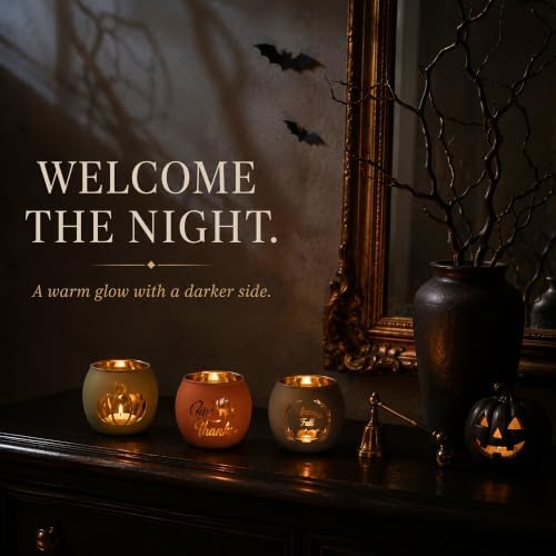 Thanksgiving Votive Candle Holders Set of 6