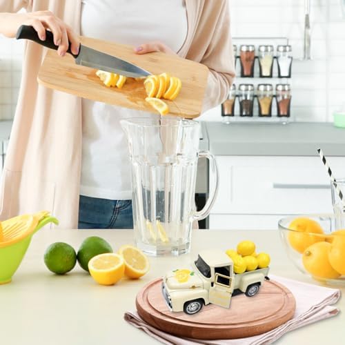 Lemon Truck Decor with Mini Fake Lemons Lemon Decorations, Cream