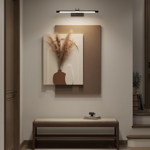 Cuspin Boho 3D Textured Wall Art, Neutral Artwork for Walls with Pampas