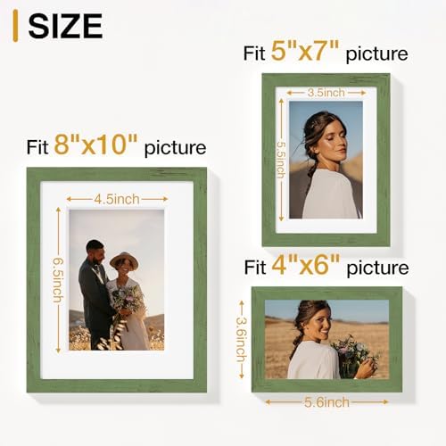 Vittanly 15 Pack Picture Frames Collage Wall Decor, Wall/Tabletop Display