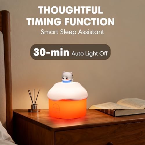 Silicone Night Light Official Licensed Genuine Festival Decor Gifts (Bear)