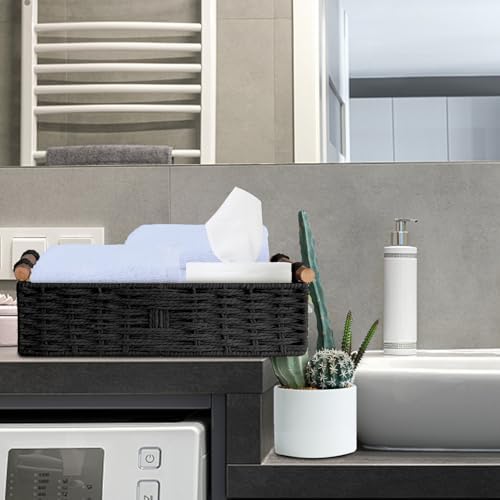 Basket for Toilet Paper Storage Baskets for Bathroom Decor Organizing