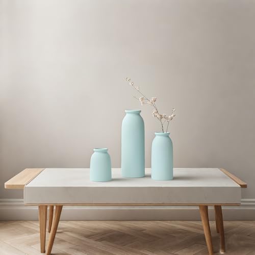 Ceramic Vase Set-3 / Blue
