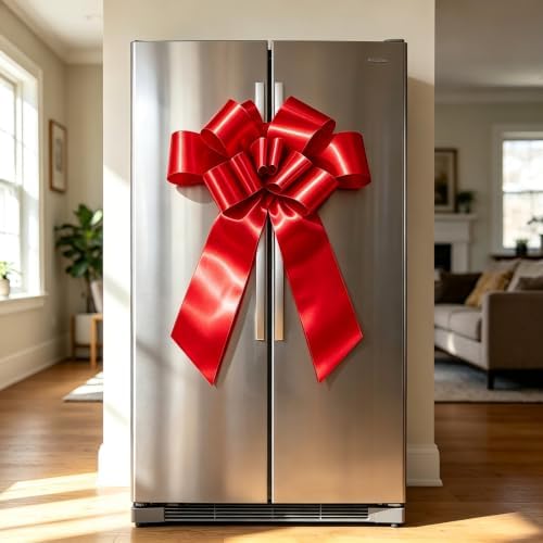 Big Car Bow 30 Inch Large Red Gift Bow for Car House Birthday Outdoor Decor