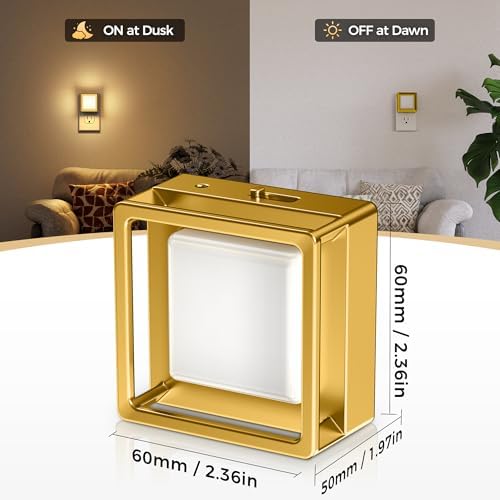 DORESshop Night Light,Night Lights Plug into Wall,2 Pack 3000K Nightlight