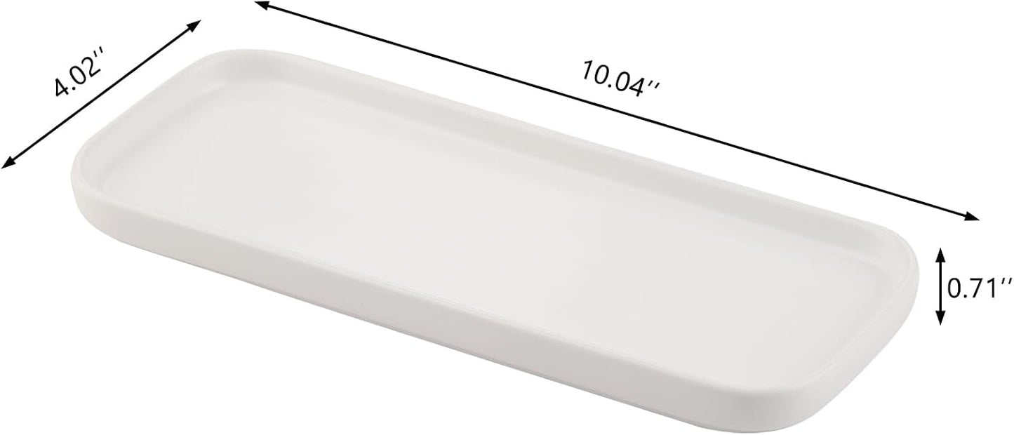 Ceramic Tray / Vanity Tray / White