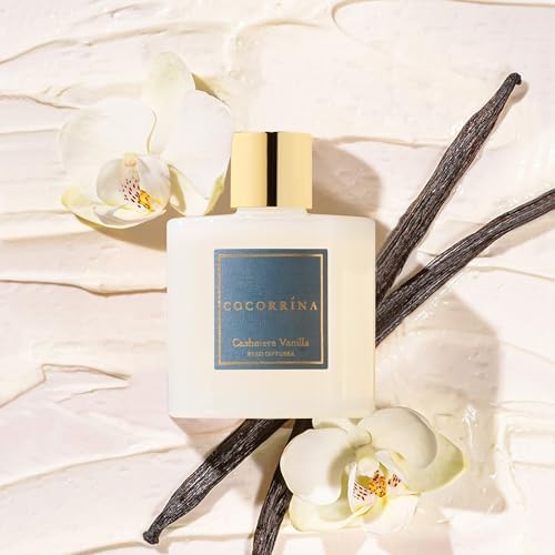 COCORRÍNA Reed Diffuser - Cashmere Vanilla 6.7 fl oz Reed Diffuser for Bedroom Bathroom Home Décor (Pack of 3)
