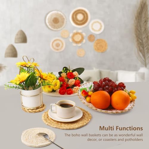 Boho Wall Basket Set / Set of 9