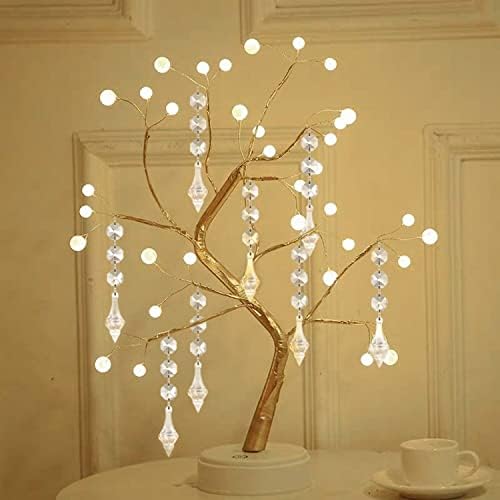 Jishi 30pk Crystal Finial Ornaments for Christmas Tree Decorations, Shatterproof Acrylic Hanging Crystals, Clear Plastic Finial Drop Christmas Ornaments for Centerpiece Chandelier Decor Party Supplies