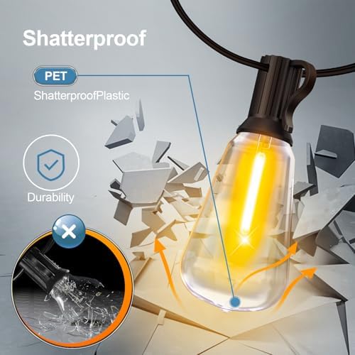 Outdoor Lights String Patio Outside - 100ft 30M LED Waterproof Light ST38