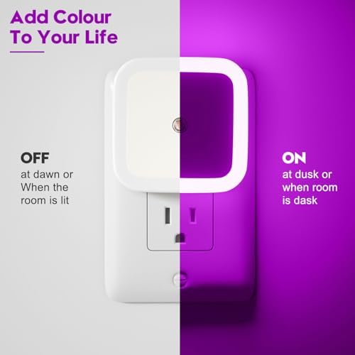 Sujeet Night Light, Night Lights Plug into Wall 8-Pack, Nightlight Plug in Night Light, Dusk to Dawn Night Lamp Led