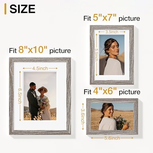 Vittanly 15 Pack Picture Frames Collage Wall Decor, Wall/Tabletop Display