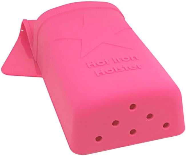 Hot Iron Holster | Adhesive-Free Silicone Storage Pocket for Organization and Travel | Heat Resistant to 500°F | Ideal