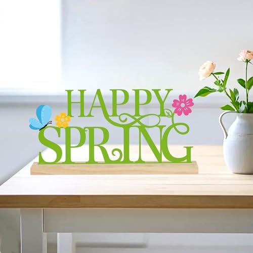 Metal Happy Valentine's Day Sign Decorations for Home Party Shelf Mantel