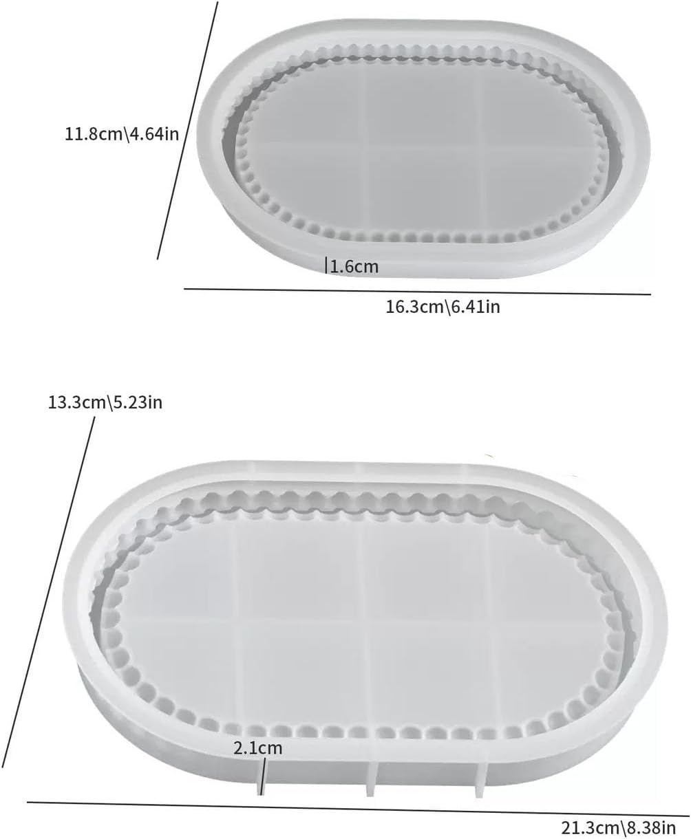 Oval Tray Mold / Set of 2
