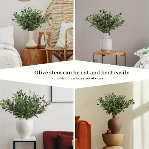 Artificial Olive Tree Branches / 18 / 18 Inch / Set of 6