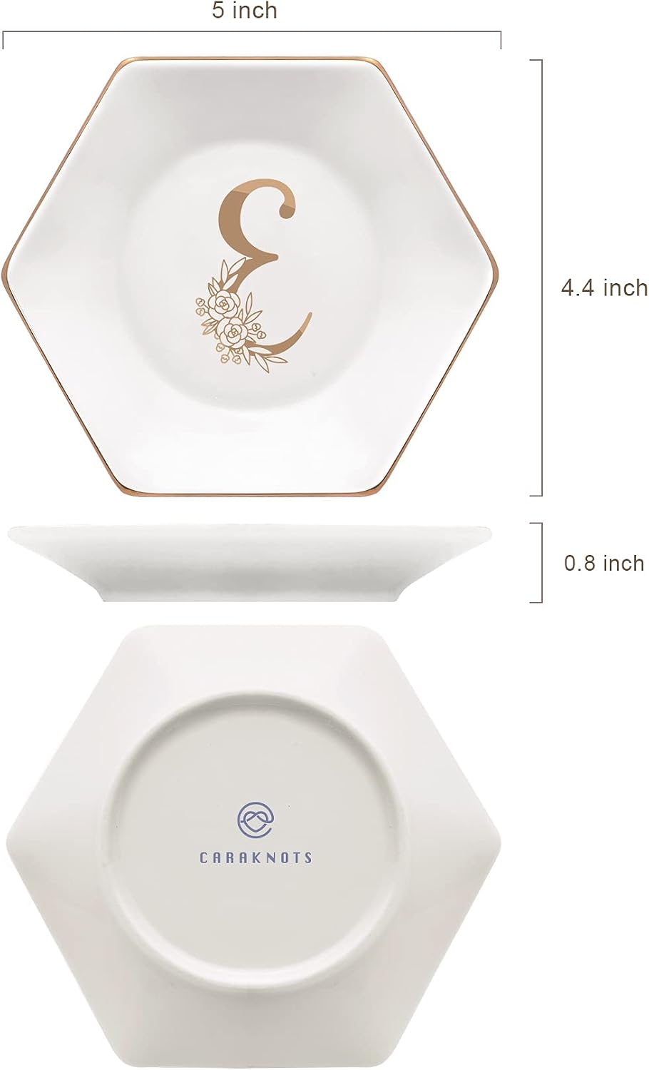 Ceramic Ring Holder / E / White