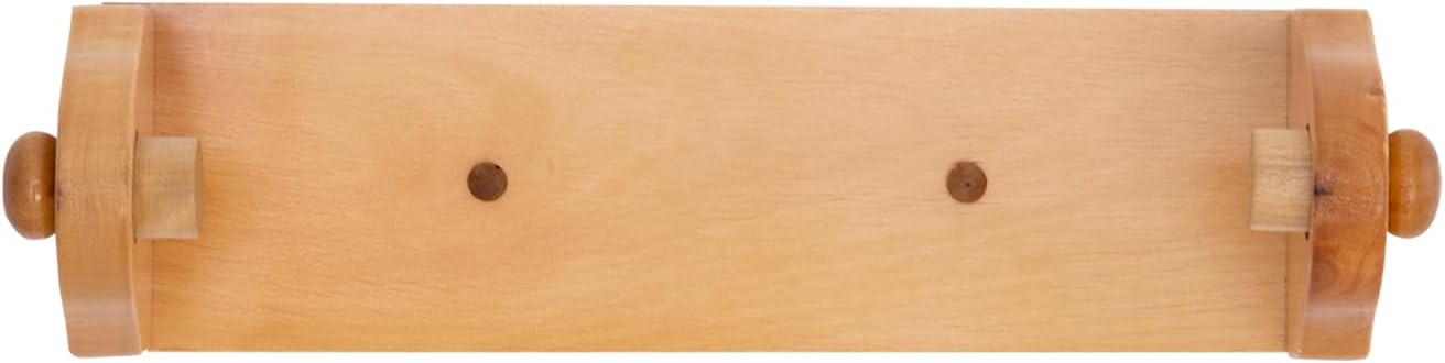 Design House Dalton Paper Towel Holder, Wall Mount, Easy Installation, Wood, Honey Oak, Durable, 13.4 in, 13.75 in W x