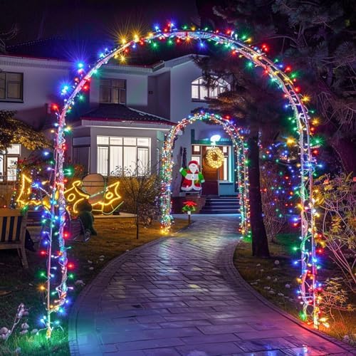 JMEXSUSS 132ft 400 LED Christmas Lights Indoor Outdoor Waterproof