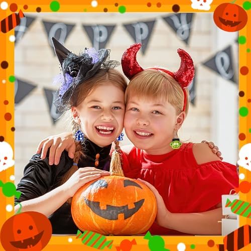 48Pcs Mini Halloween Hanging Ornaments for Tree, Holiday Home Decor