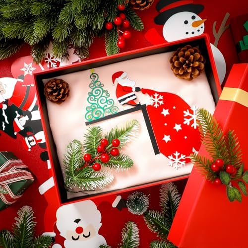 MorningRo 4 Pcs Christmas Themed Door Frame Topper Metal Wall Art