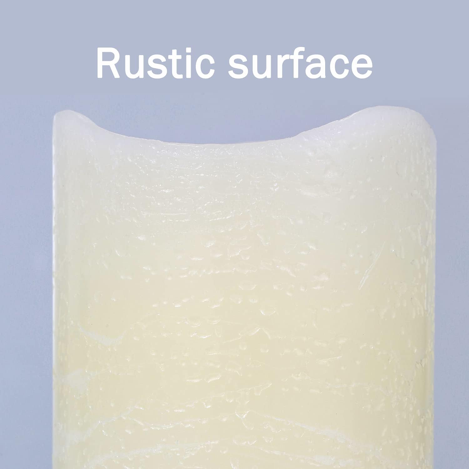 H-BLOSSOM Flickering Flameless Candles Battery Operated Real Wax Pillar Candles LED Candles with 10 Key Remote Control