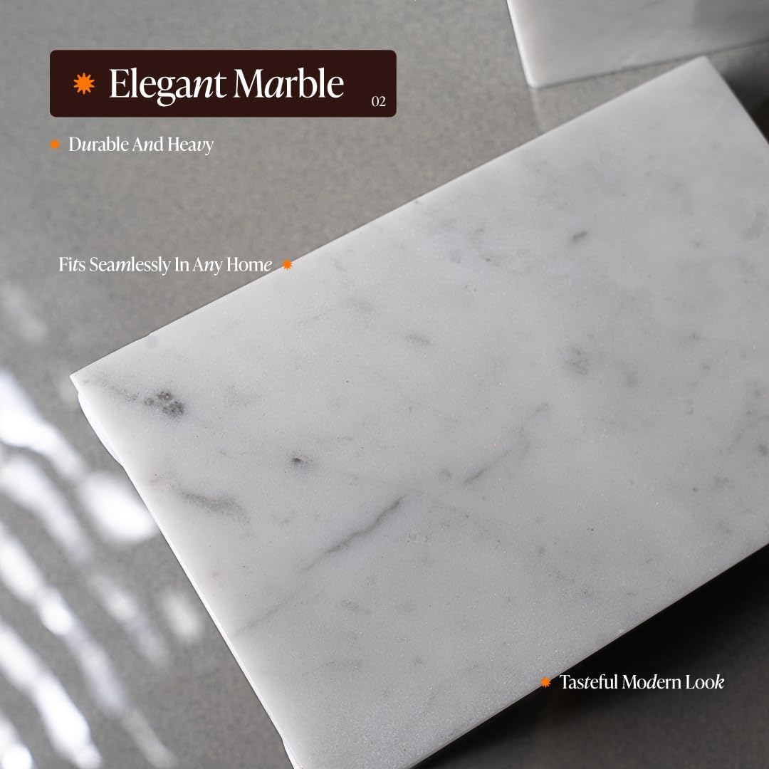 Modern Decorative Marble Bookends