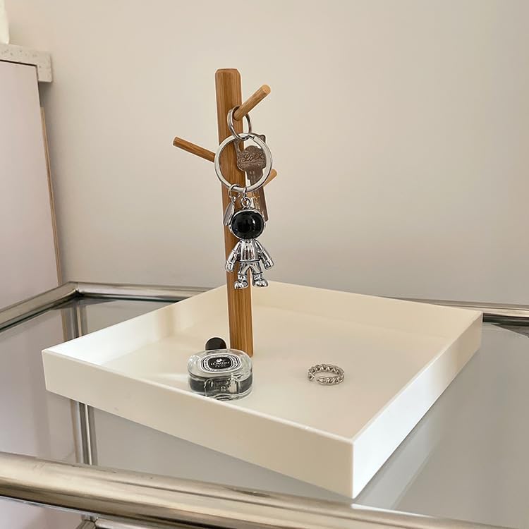 Wood 3-Tier Hanging Organizer / White Square
