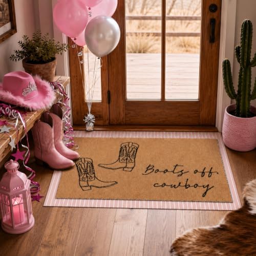Tinideya 2 23.6 X 35.4 Inches Cowboy White Pink Brown