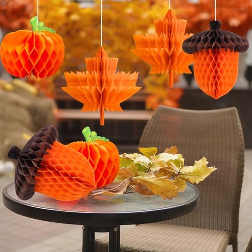 Fall Honeycomb Paper Centerpiece Decorations