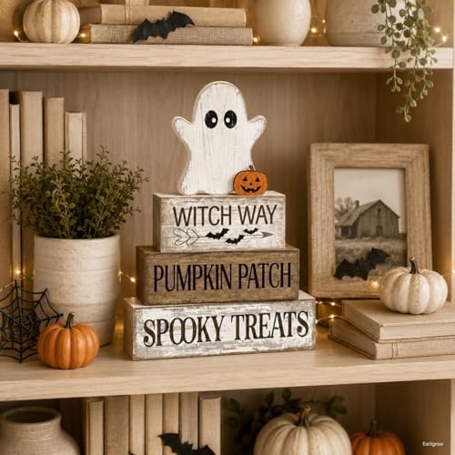 Halloween Ghost Decor Indoor, Halloween Table Decorations for Home