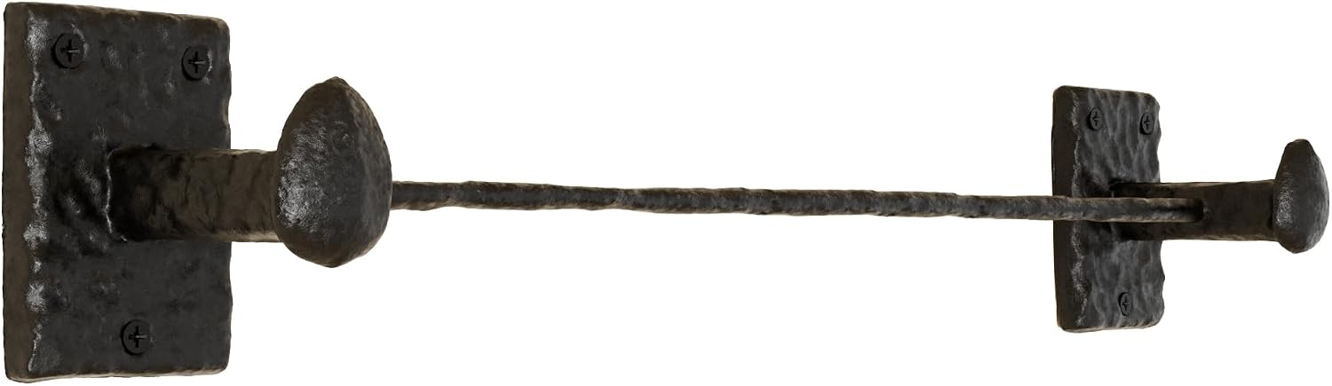 Hammered Effect Texture / Motris Cast Iron Towel Bar