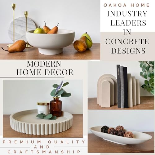 OAKOA Decorative Trays for Home Decor - Coffee Table Centerpiece Tray